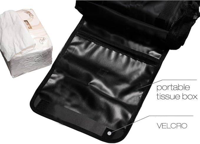 KAFEEK Car Seat Organizer/Auto Seat Back Organizer/Multi-Pocket Travel Insulated Drinks Holder Cooler/Storage Bag Cool Wrap Bottle Bag with Mesh Pockets(Heat-Preservation)