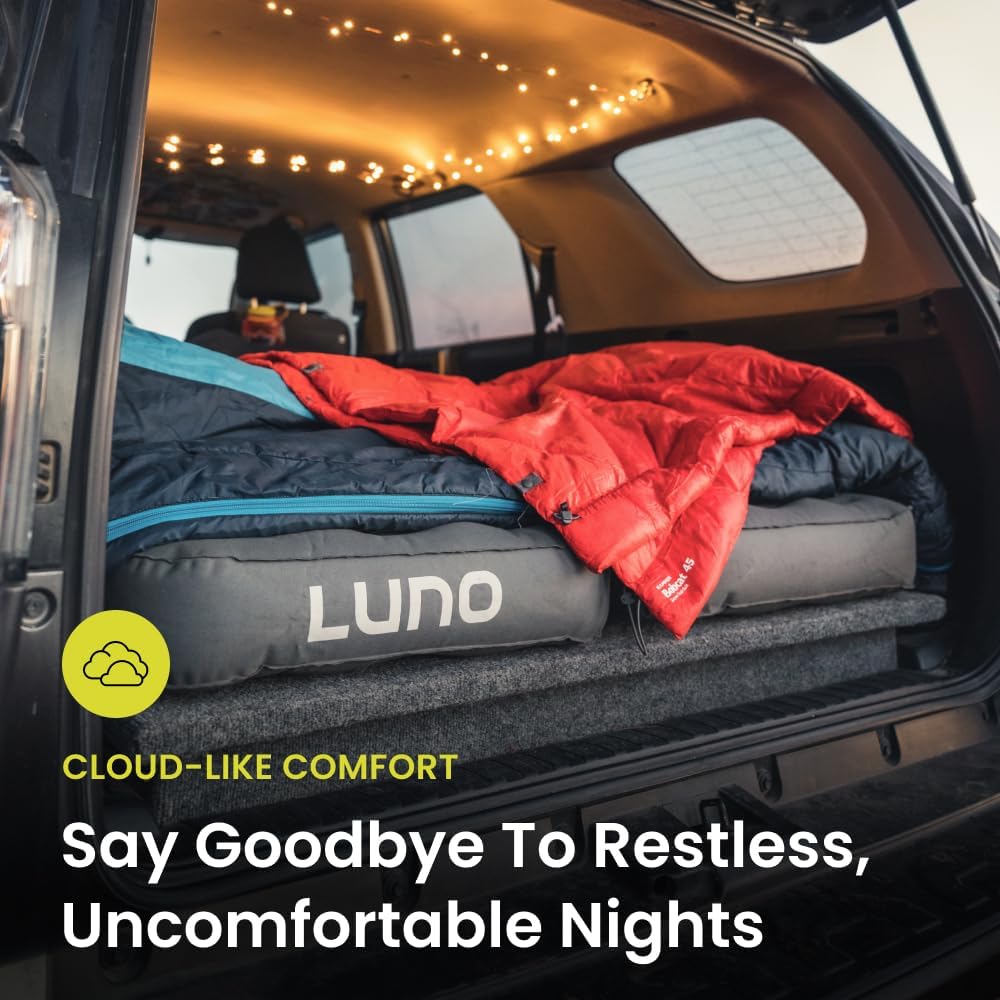 Luno AIR Mattress 2.0 Car Camping - Fits Subaru Ascent, Ford Explorer, & More