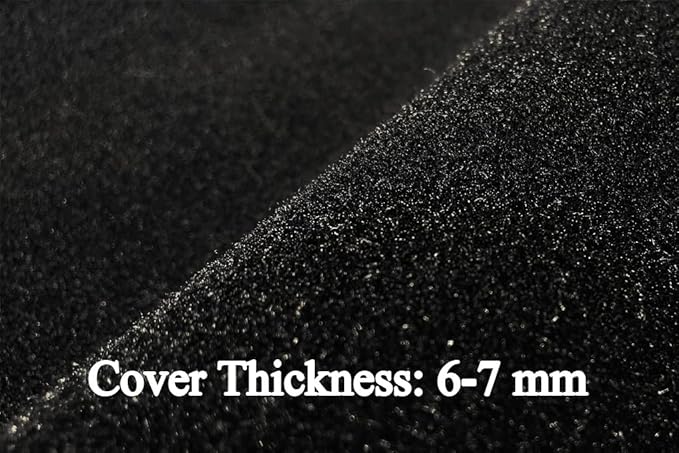 Dash Cover Mat Custom Fit for Toyota Tundra 2014-2021 Dashboard Cover Pad Carpet Protector F108(Black)