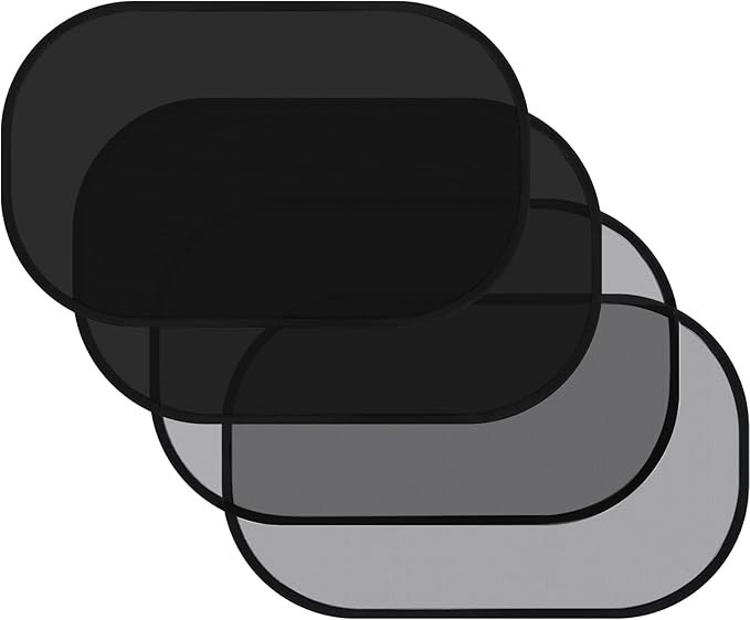 4 Pack Car Window Shade - 20″ × 12″ Car Side Window Covers for Baby, Cars Window Sun Shade, Glare Shield and UV Rays Protection for Your Child, Mesh Window Shades for Baby