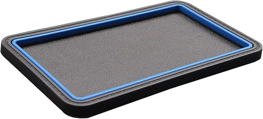Car Dashboard Anti-Slip Grip Mat, Cell Phone Holder Gel Pad, Multifunctional Dashboard Sticky Pad, Universal Vehicle Interior Accessories for GPS, Keychains, Sunglasses (Blue)
