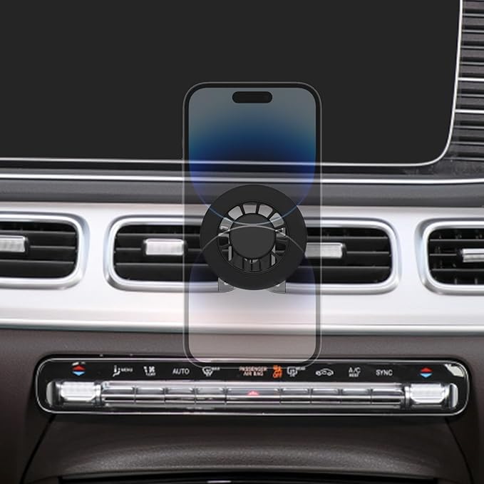 for MagSafe GLE/GLS Phone Mount, Exclusive Fit for 2025-2020 Mercedes-Benz GLE and GLS, for iPhone 17/16/15/14/13/12/Mini Series, Mercedes-Benz GLE&GLS Accessories