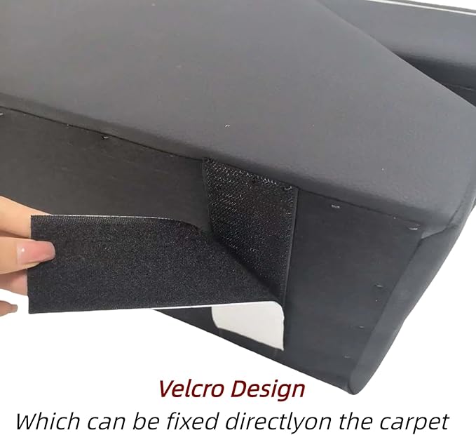 time secret Universal Center Console Between Seat for Minivans, SUVs, Middle Van Console Floor Console Organizer Storage Box (with Locking Design)