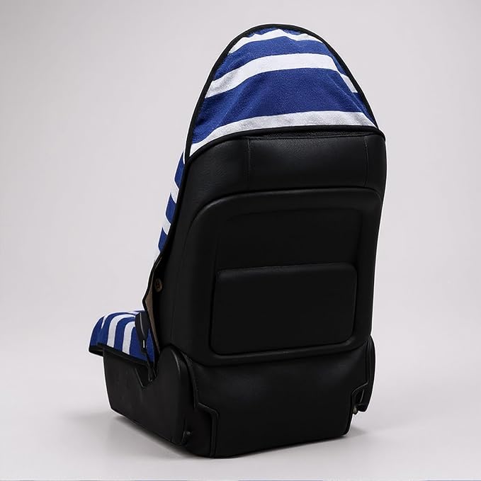 Universal Waterproof Towel Car Seat Covers - Automotive Seat Cushion for Sedan SUV Truck Front OR Rear Seats - Anti Slip Car Seat Protector Suit for After Yoga Gym Hiking Running Workout Sport
