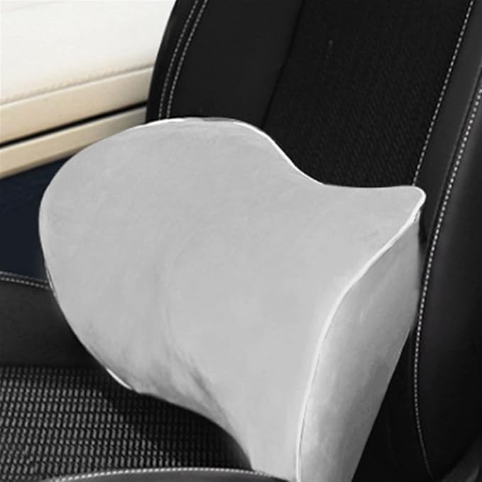 Lumbar Support Pillow for Car Seat, Mesh Office Chair Back Support Cushion, Ergonomic Back Pillows for Carseat,Office Chair,Desk,Wheelchair(Deep Gray)