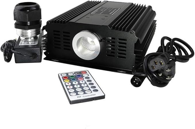 AMKI DMX 45W Light Source Engine Driver Remote/APP Control Starlight Box Motor Remote Control, Connect with DMX512 Console Decoder