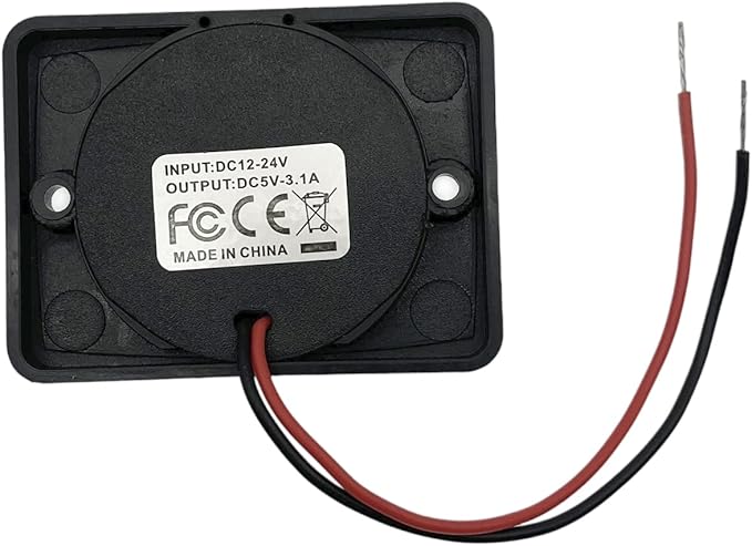 Car 12V RV USB Charger, Quick Charger 3.0 Wall Mount USB Charging，for Car Camper Boat Marine