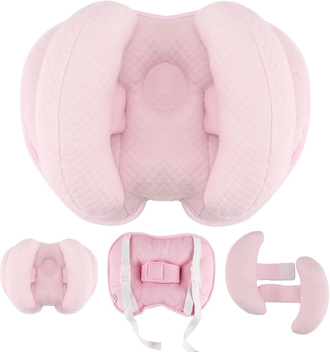 KAKIBLIN Baby Support Pillow, Head and Neck Support,Banana Neck Pillow for Baby, Travel Pillow for Stroller Neck Support, Adjustable Head Pillow for Kids Toddler