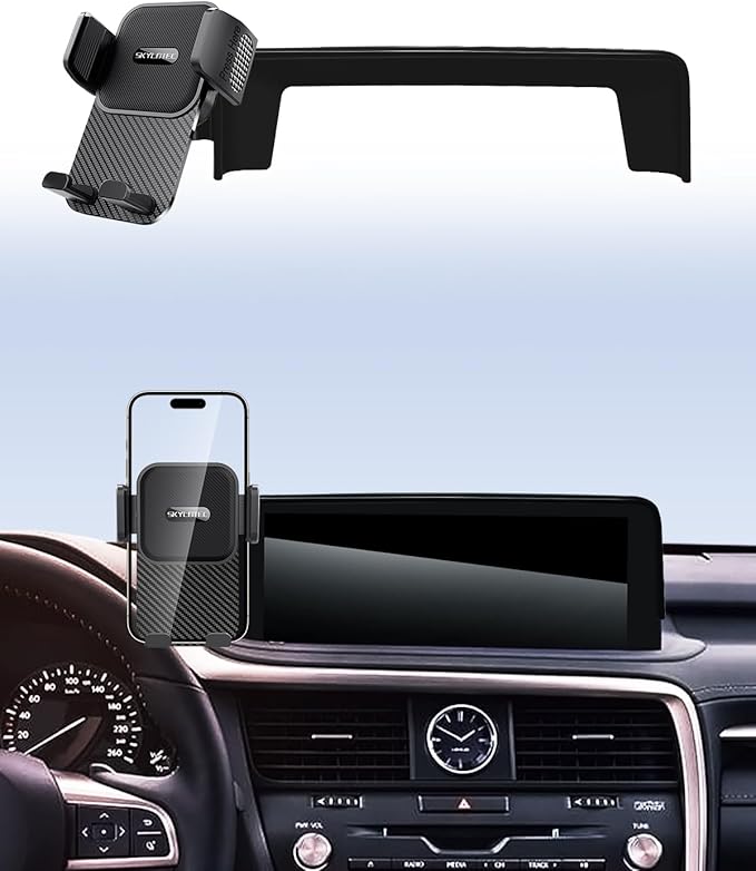 SKYLOTEC Phone Mount for Lexus RX350 RX350L RX450h RX450hL 2020 2021 2022 Accessories 12.3-Inch Screen Fixed Clip, Automobile Cradles Car Phone Holder, Cell Phone Base Not Block Air Vent