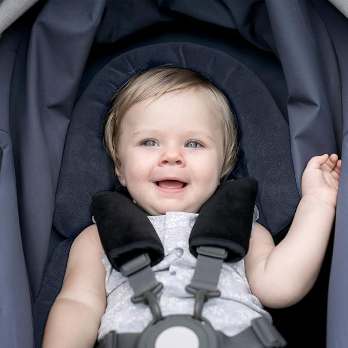 COOLBEBE Car Seat Straps Shoulder Pads for Baby Kids, Super Soft Seat Belt Covers for All Car Seats/Pushchair/Stroller/High Chair