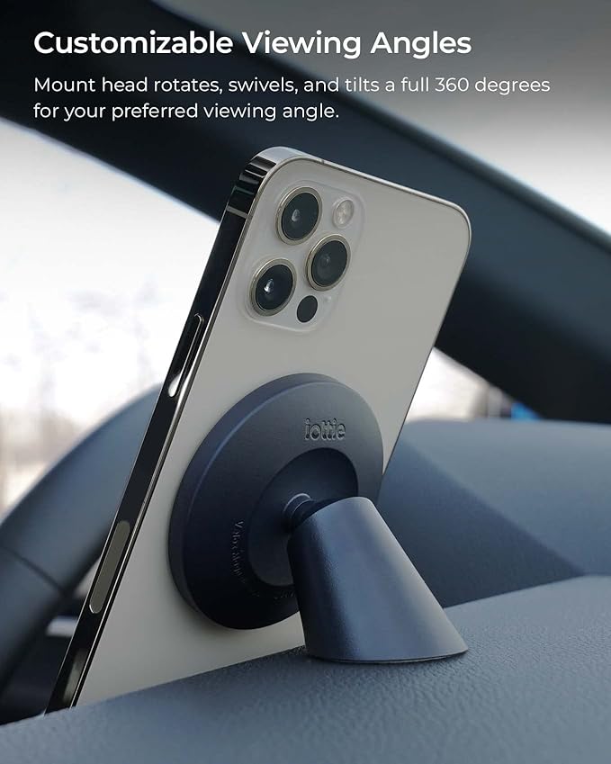 iOttie Velox Magnetic Flush Car Mount - Compatible with MagSafe iPhones, Including iPhone 12, 13, 14, and 15 Series