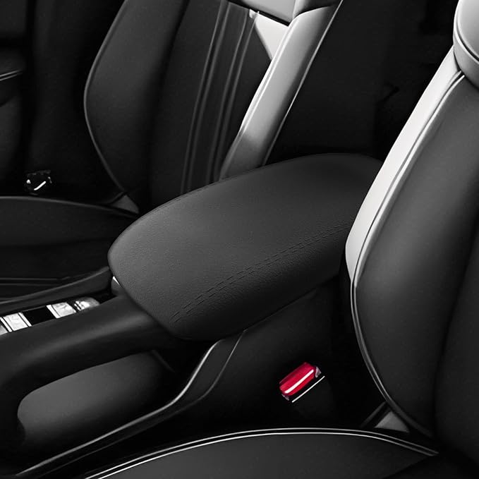 LUWU 2026 HR V Center Console Cover Hidden Storage Box Compatible with 2024 2025 2026 Honda HR-V Accessories Silicon Material 2026 HRV Armrest Cover Center Console Hidden Organizer Box (2 in 1 Design)