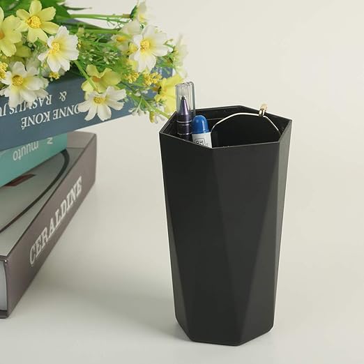 Car Trash Can with Lid - 1-Pack, Interior Accessories for Vehicles, Leakproof Garbage Can with 15 Detachable Trash Bags, Multipurpose Organizers and Storage Solutions for Home and Office