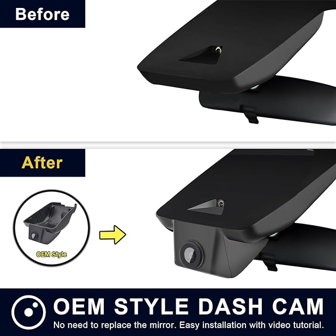 Mangoal 4K Dash Cam Custom fit for Toyota 4Runner 2020-2024 Gen5 N280 (Model A), TRD Sport Limited Pro Off-Road Venture SR5 Premium, Integrated OEM Look, UHD 2160P Video, App & WiFi, GPS, 64GB Card