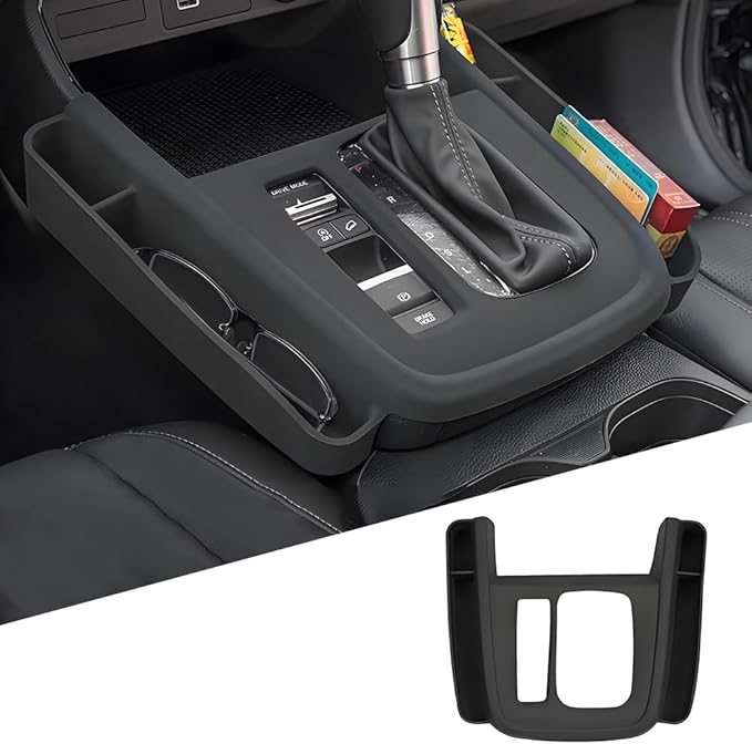 Car Center Console Organizer for Honda CRV 2023 2024 2025 2026 and Honda CR-V Hybrid 2023-2026 Auto Interior Accessories Central Control Storage Panel Decoration Protection Cover Seat Tray