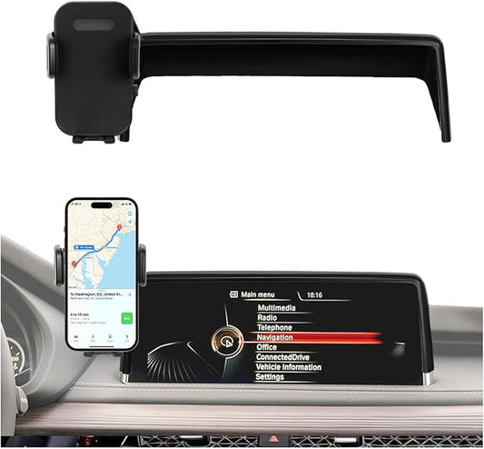 Car Phone Holder Fit for 2014-2018 BMW X5 / 2015-2019 BMW X6 Accessories Phone Mount 10.3-inch Screen Fixed Clip, Cell Phone Automobile Cradles Hands-Free 360 Degree Rotation Not Affect Air Vent