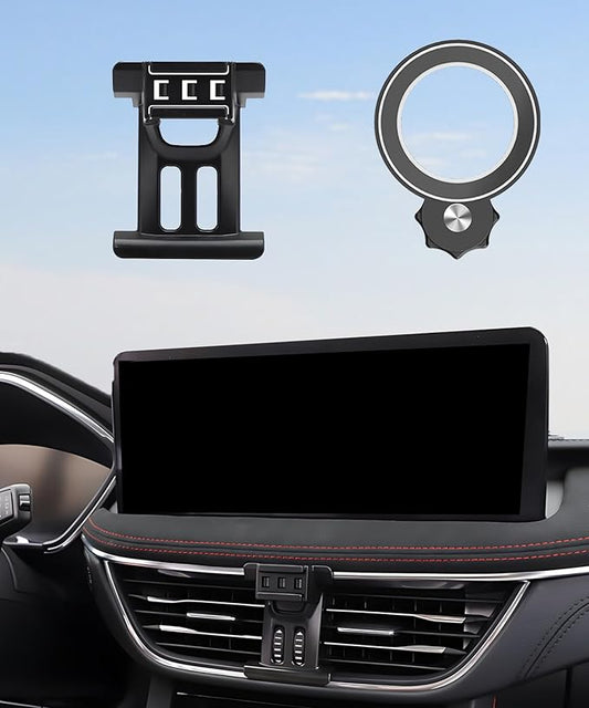 Car Phone Holder for Ford Escape 2020-2024 Escape Hybrid Accessories Compatible with MagSafe Hands-Free 360 Degree Rotation Adjustable Cell Phone Mount Does Not Affect Air Vent