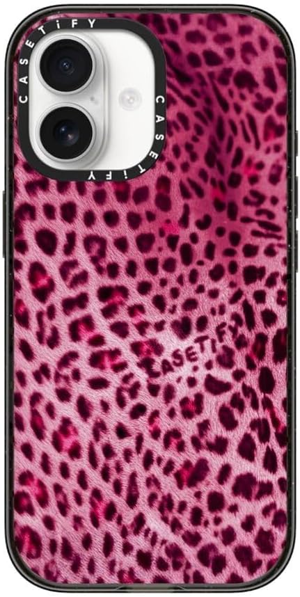 CASETiFY Impact iPhone 17 Case [Slim/Compatible with Magsafe / 8.2 ft. 4X Military Grade Drop Protection] - Y2K Jaguar - Clear Black