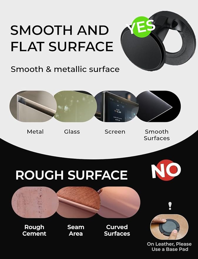 LISEN for Magsafe Car Mount, Mini 360° Rotating Magnetic Phone Holder for Car Dash, Magnetic Phone Mount, Car Accessories for Women Men, Rotatable Holder for iPhone 17 Pro Max Air 16 15 14 13 Kits