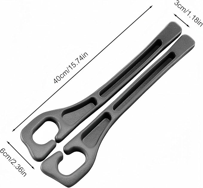 Car Seat Gap Filler, 2-Pack No Drop Seat Guard Universal Fit Car Seat Gap Plug Anti-Drop with Storage, Fill The Gap Between Seat and Console, Auto Accessories for SUV Truck Sedan