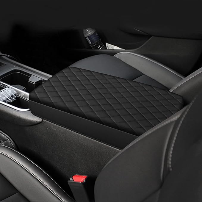 AOMSAZTO Console Pad for Nissan Sentra Armrest Pad for Nissan Sentra Black