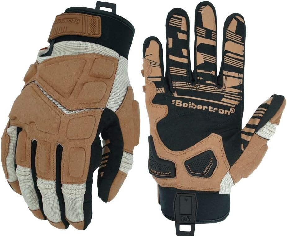 Seibertron SPS Series Touchscreen Motorcycle Motocross BMX ATV MTB Bicycle Cycling Full or Half Finger Gloves Adult and Youth