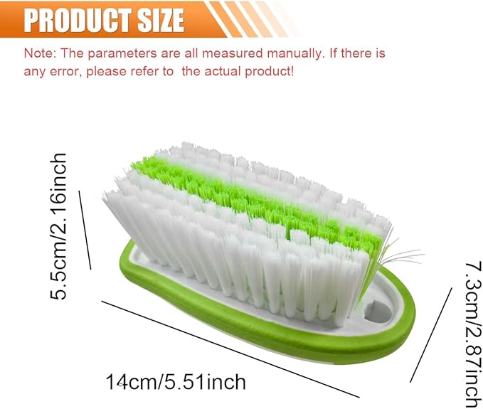 Car Carpet and Upholstery Cleaning Brush, Stiff Bristle Car Detailing Carpet Scrub Brush with Hanging Hole, Vehicle Interior Detailing Brushes for Floor Mats, Couch, Leather Seat (Green)