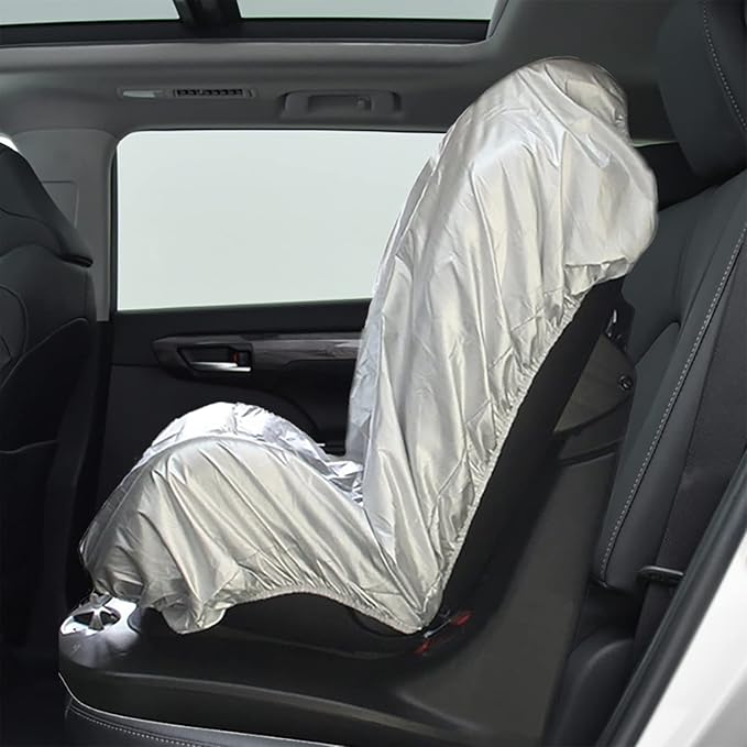 MHWGY Car Seat Sun Shade Cover, Reflective Baby Seat Covers to Keep The Car Seat Cool, Auto Window Sun Protection with Shade Reflector UV Ray Helpers(Maximum Extension Size: 53.1" x 47.2")