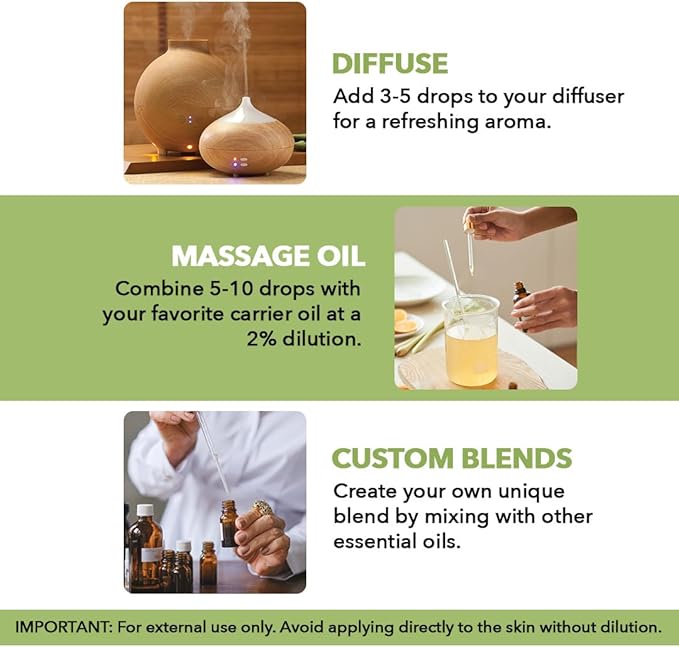Majestic Pure Essential Oil with Glass Dropper - 100% Pure and Natural - Essential Oils for Diffuser, Aromatherapy, Soap and Candle Making, Peppermint Essential Oil, Peppermint Oil, 1 Fl Oz