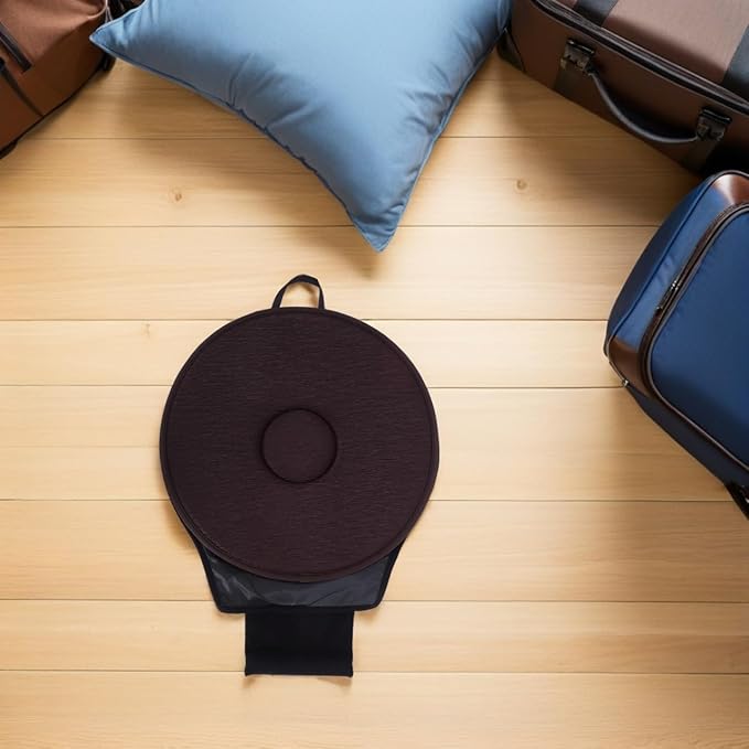 OUNONA 360 Rotating Car Seat Cushion 16.92X15.74X1.18In Degree Swivel Seat Pad Lightweight Breathable Cushion for Elderly Pregnant Women Home Office Travel