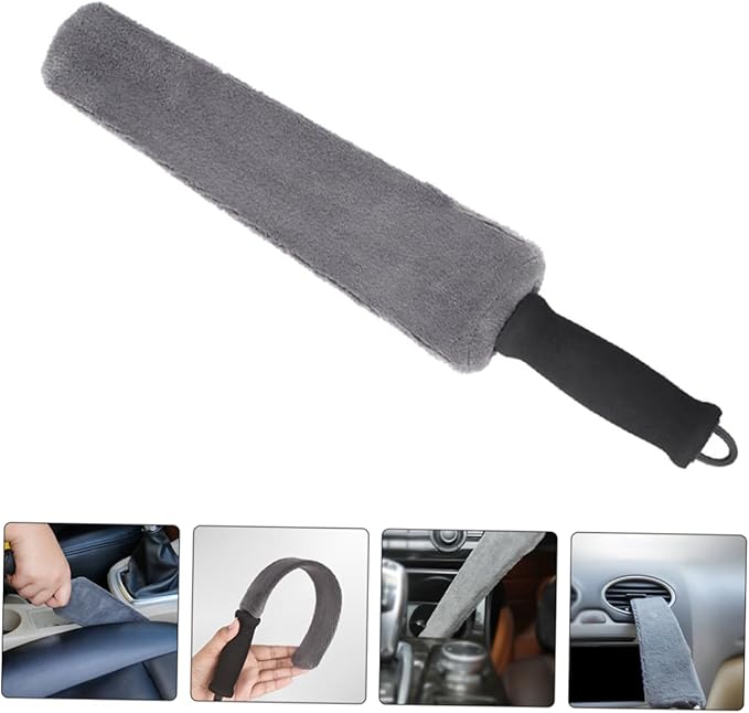 SOLUSTRE Air Vent Brush Car Interior Dust Sweeping Soft Brush Mini Duster Car Vent Cleaner Car Air Vent Cleaner