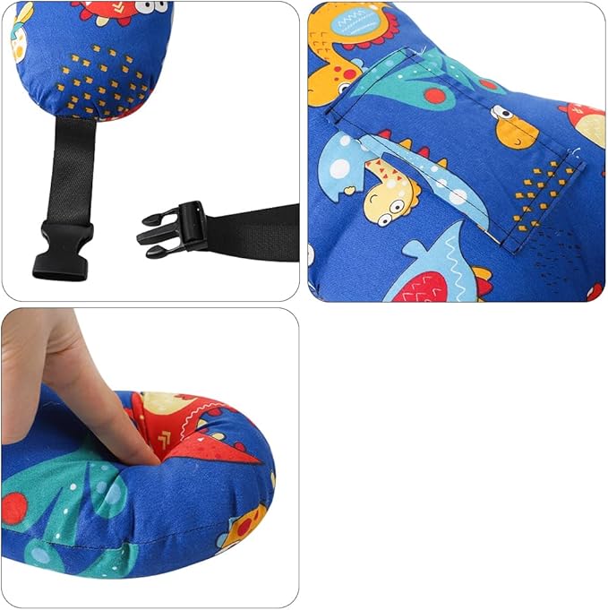 Car Travel Pillow for Kids Adults X-Shaped Car Sleeping Head Support Soft Neck Pillow Head and Body Support Travel Pillow Cushion for Car Seat Pillow Car Aircraft Travel Pillow Headrest for Road Trips
