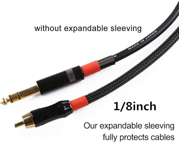 25ft - 1 Inch Cable Management Sleeve Protector,Wire Loom PET Expandable Wire Sleeving for Office TV Computer Home Theater Engine Bay Cord Organizer,Protect Cables from Pet Cat Dog Chewing,BlackBlue