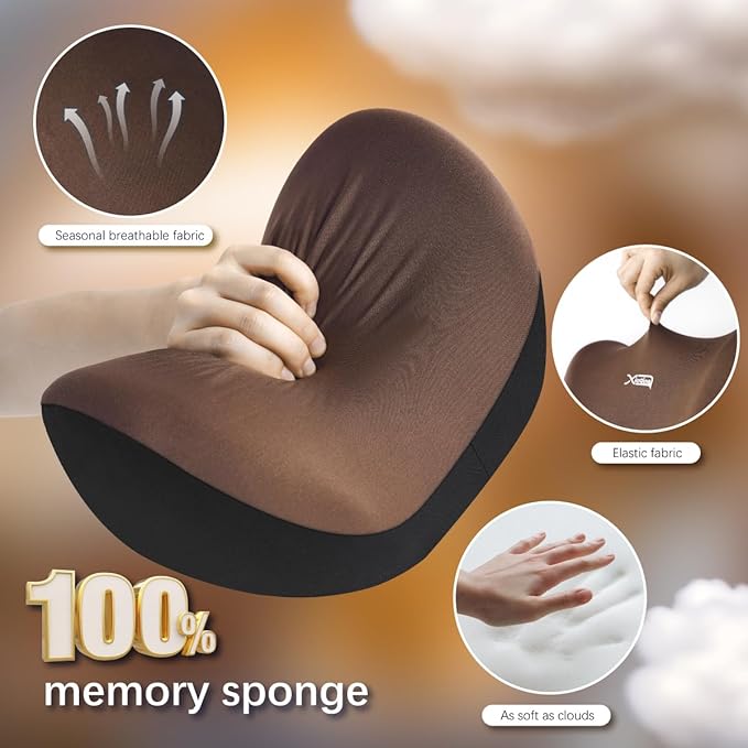 2Pcs Car Neck Pillow, Ultra Comfortable Neck Pillow for Driving, Soft Car Headrest Pillow Like Clouds, Make Your Driving More Comfortable, Suitable for Driving, Traveling