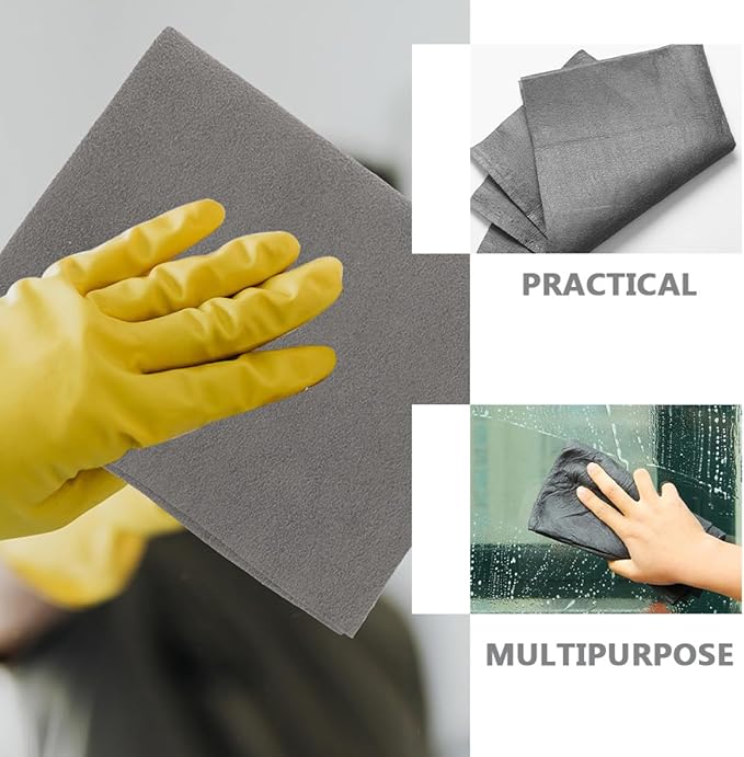 2 Pcs Absorbent Car Cleaning Cloth for Glass and Detailing Microfiber Car Towels for Drying and Interior Use 30x30cm