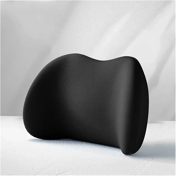 Memory Foam Car Neck Pillow - Soft fit for Seat Headrest & Lumbar Support Cushion(Grey Headrest 1PC)