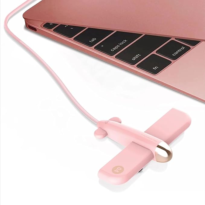 USB Splitter One for Four Docking Hub, USB 2.0 Expander 4-Port Data Hub Multi-Function Extender (Color : White)