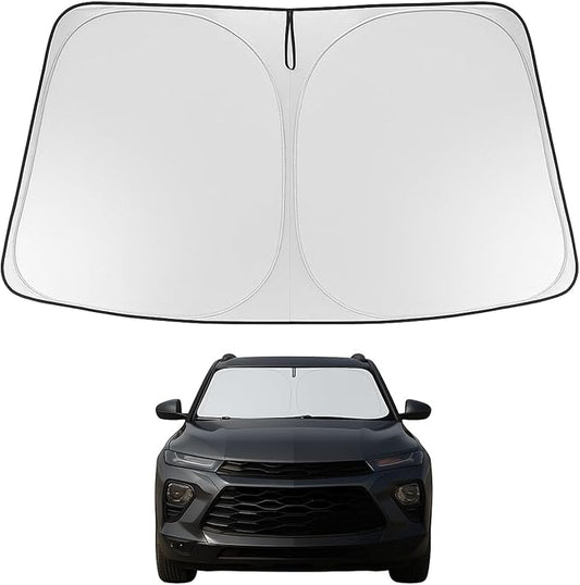 Proadsy Windshield Sun Shade for 2021-2025 2026 Chevrolet/Chevy Trailblazer Foldable Front Sunshade Protector Sun Visor Blocks UV Rays Keep Car Cooler