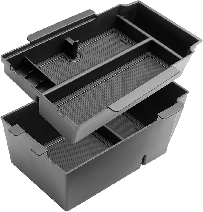 BIBIB0 2Pack 2024 2025 2026 Crosstrek Center Console Organizer for 2023-2026 Subaru Crosstrek&2024+ Impreza Console Trays Crosstrek Insert Glove Pallet Organizer 2026 Crosstrek Hybrid Double Layers