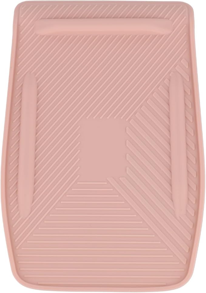 FABULETTA Center Console Wireless Charging Protective Mat for BY0 Seagull Center Console Non-Slip Phone Holder Black Soft Flexible Easy Clean(Pink)