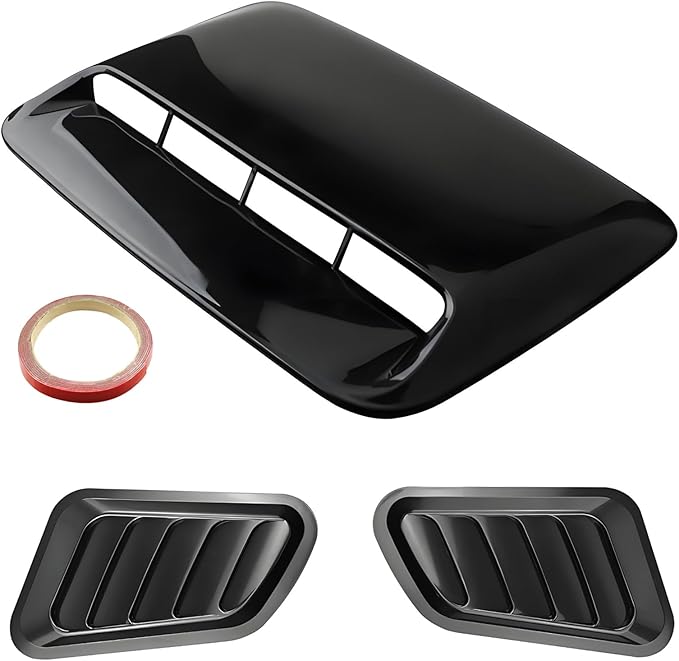 3PCS Car Hood Air Vents Universal Hood Vents for Car Hood Scoop Bonnet Vent Hood Air Intake Trim Cover