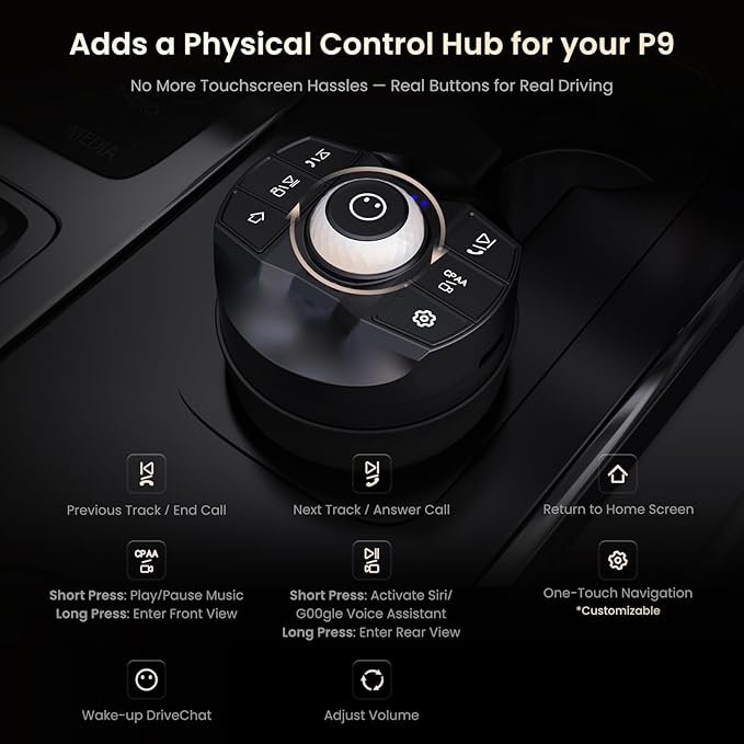 ATOTO P9 Car Cigarette Lighter, 12V/24V Compatible Car Charger, Automotive Cigarette Lighter Easy Install for Car