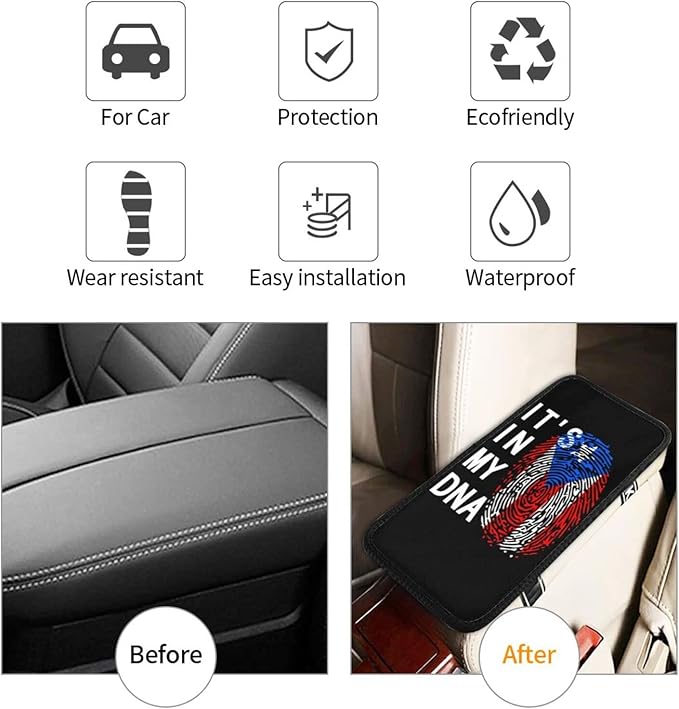 DARLEKS Car Armrest Cushion Auto Center Console Cover Pad Car Handrail Box Universal Decoration Mat
