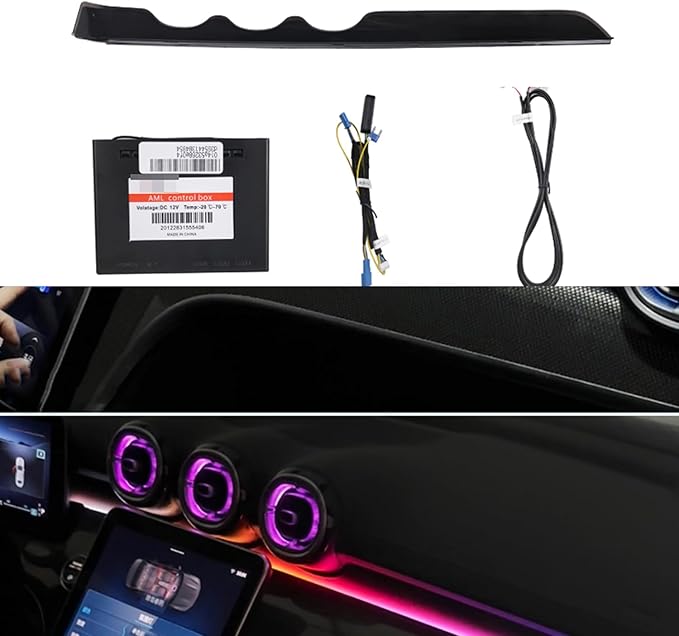 Interior Ambient Light Package 64 colors Replacement for new Benz GLC Class X254 W254 2023-2025year (CVS-8173B-J-D1)