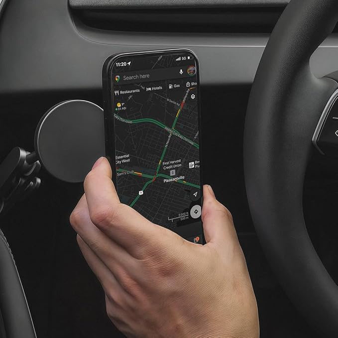 VION Tesla Model 3 Premium Alloy Phone Mount (2026-2024 Model 3-Highland)