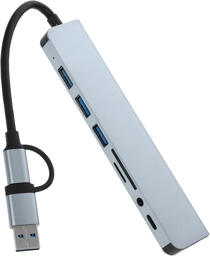 TEHAUX USB Hub Expander Type Connector for Laptops Fast Data Transfer for Printers Hard Drives and More No Driver Needed Portable Design