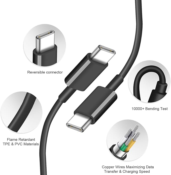 iPhone 17 16 15 Charger Fast Charging 2+2Pack 20W USB C Wall Charger with 6FT Fast Charging Cable Compatible with iPhone 17/17 Air/17 Pro/17 Pro Max/iPhone 16/15 Series, iPad Pro/AirPods - Black