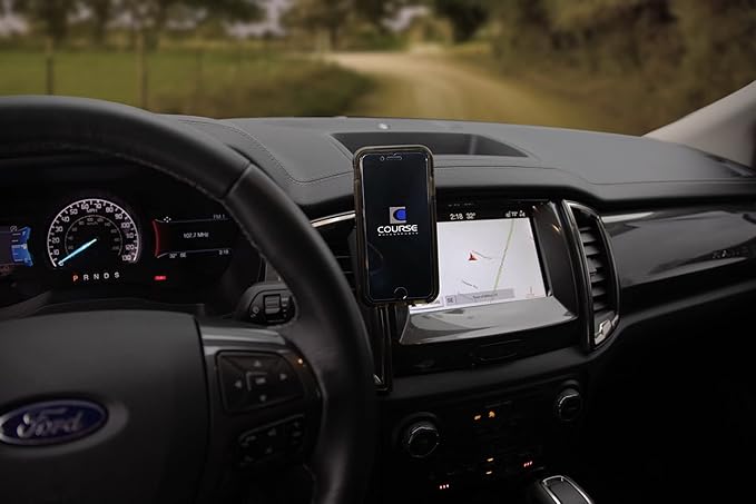 Course Motorsports Direct Fit Phone Mount - Ford Ranger (2017+) with Navigation Magsafe Head - Non Charging Left or Right