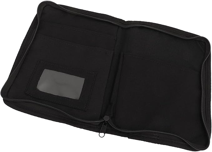 Walfront Car Glove Box Organizer, 600D Oxford Cloth Vehicle Document Holder with 6 Pockets, Universal Fit Auto Paperwork Storage Bag for Organized Glove Compartment
