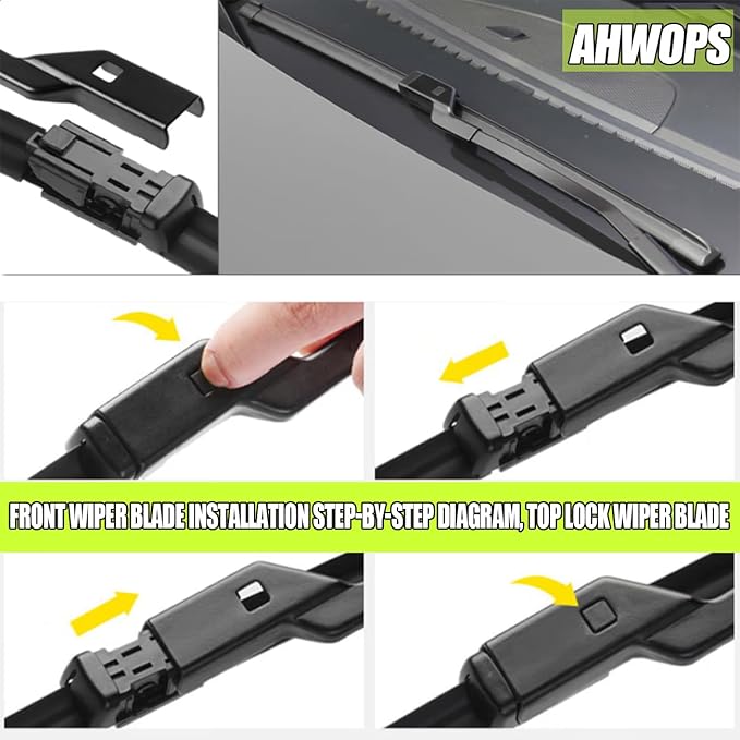 3 Wiper Front and Rear Wiper Blades for Lexus NX300 2018-2021,NX300h 2015-2021,NX200t 2015-2017, OE Original Style (26″/16″ Front/12″ Rear) For My Car